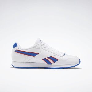 Adidasy Męskie Reebok Royal Glide Białe/Niebieskie/Czerwone PL 34QREST